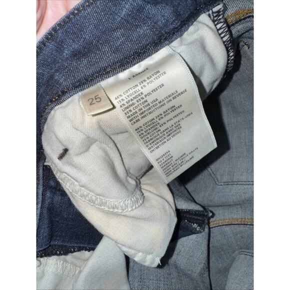 L’AGENCE Margot Skinny High rise Jeans Blue Size 25 - Picture 4 of 6